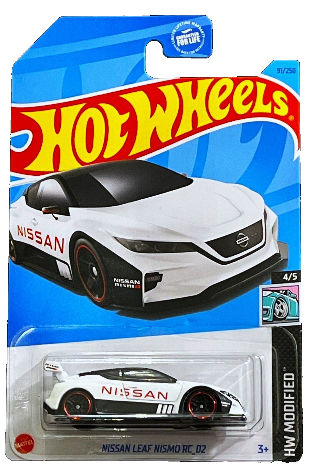2023 Hot Wheels Nissan Leaf NISMO RC_02 (White) HW Modified 4/5, 91/250