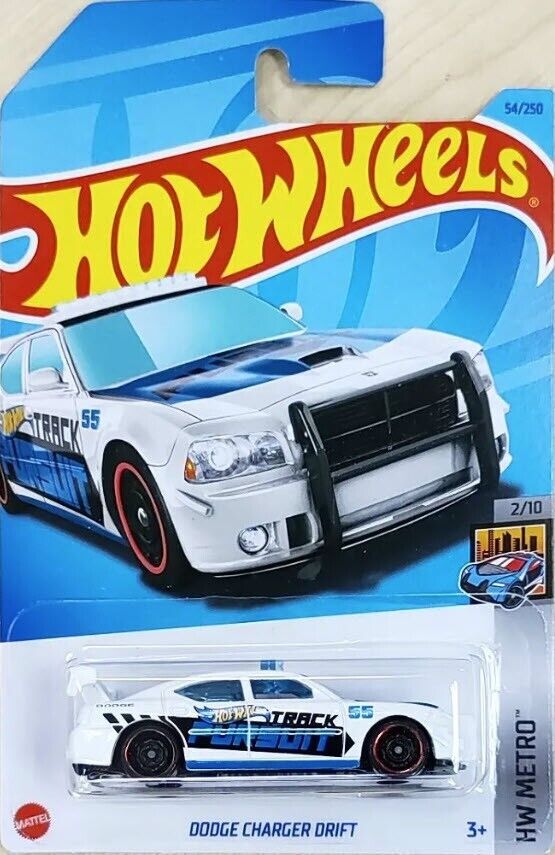 Hot Wheels Dodge Charger Drift HW Metro 2/10, 54/250 (White)