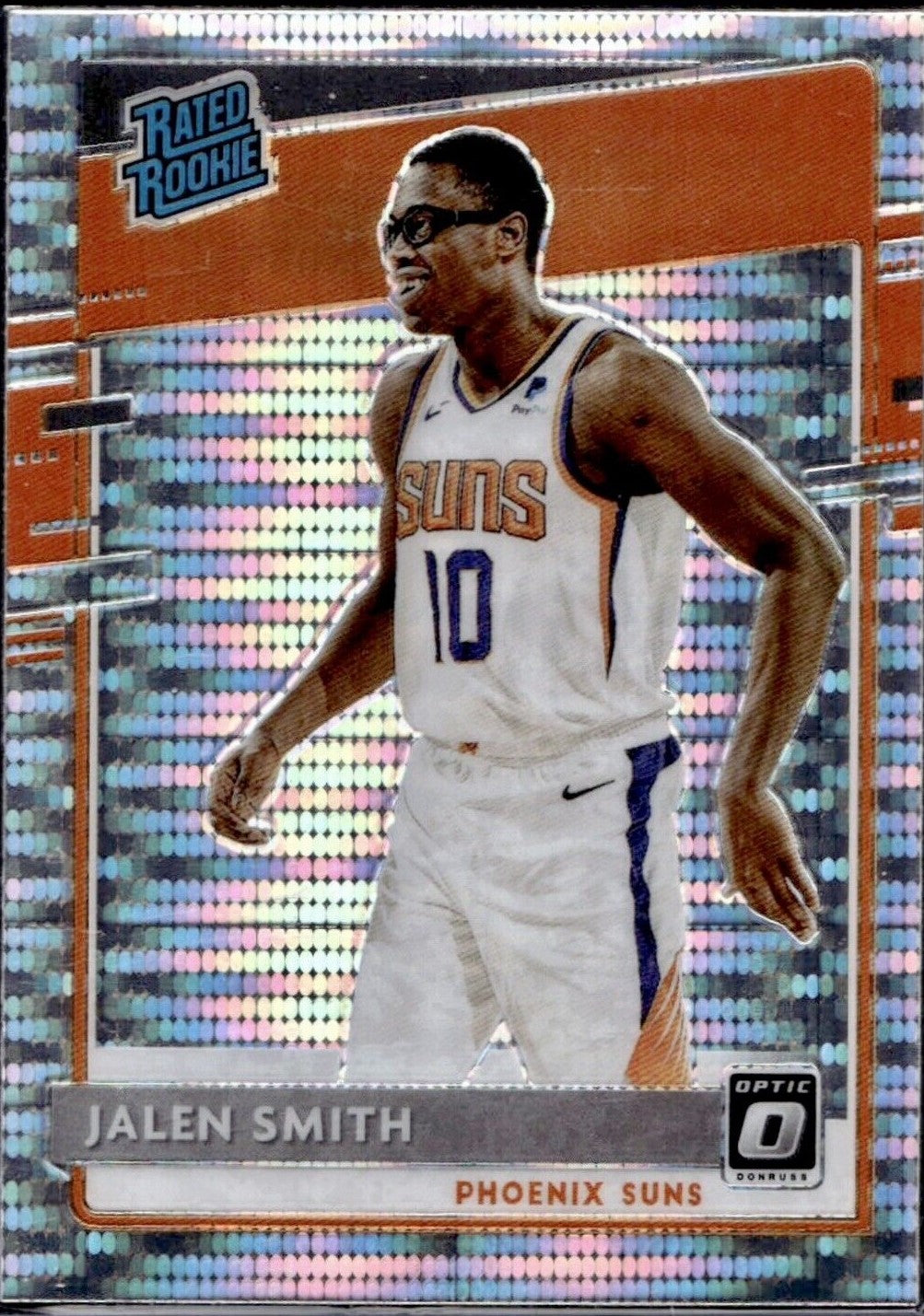2020-21 Donruss Optic Pulsar Rated Rookies Jalen Smith #160 Phoenix Suns