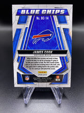 Load image into Gallery viewer, 2022 PANINI MOSAIC FOOTBALL JAMES COOK BLUE CHIPS MOSAIC ROOKIE #BC-14 BILLS
