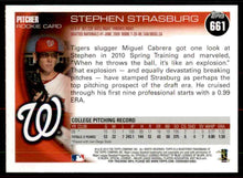 Load image into Gallery viewer, 2010 Topps Update Stephen Strasburg RC #661 Washington National
