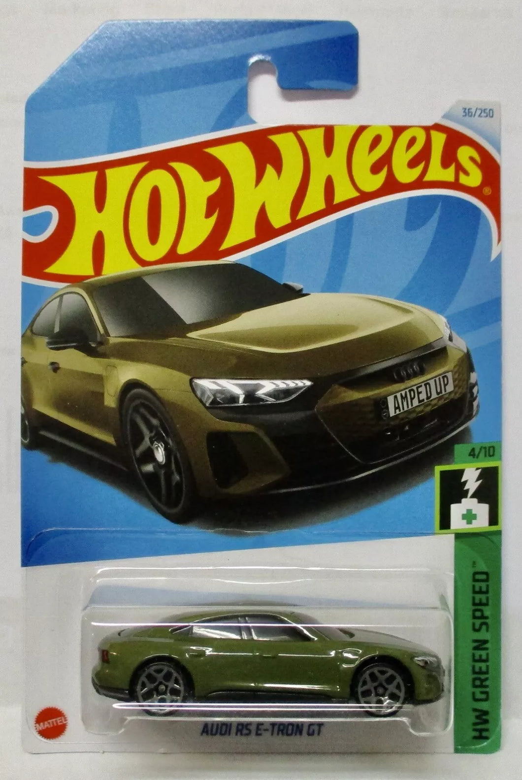 2024 Hot Wheels Audi RS E-Tron GT HW Green Speed 4/10, 36/250