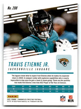 Load image into Gallery viewer, 2021 Panini Chronicles Prestige Football #208 Travis Etienne Jr. Rookie Card
