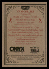 Load image into Gallery viewer, 2022 Onyx Vintage Extended Cam Collier Cincinnati Reds #OVCC
