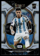 Load image into Gallery viewer, 2022-23 Select FIFA Enzo Fernandez Rookie Silver Prizm #26 Argentina - walk-of-famesports
