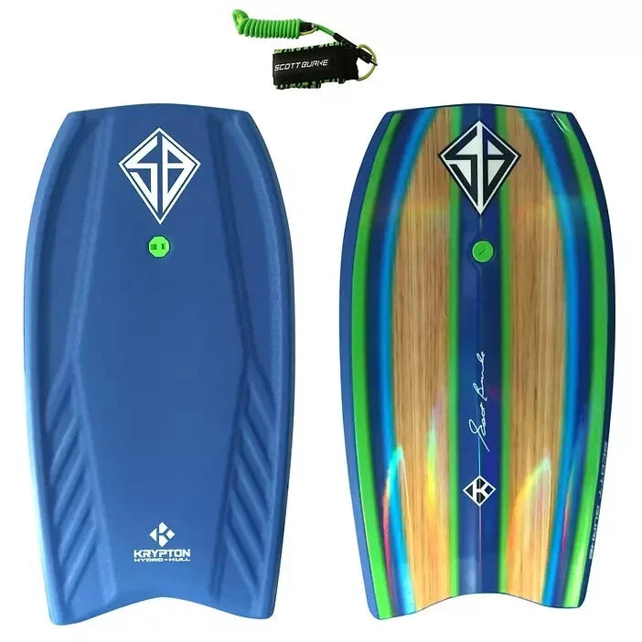 Scott Burke Surf Krypton Bodyboard With Leash