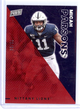 Load image into Gallery viewer, MICAH PARSONS 2023 PANINI FATHER&#39;S DAY RED /99 NITTANY LIONS #22
