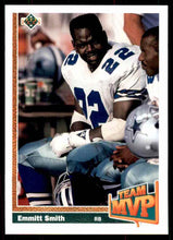 Load image into Gallery viewer, 1991 Upper Deck Football Card #456 Emmitt Smith Dallas Cowboys
