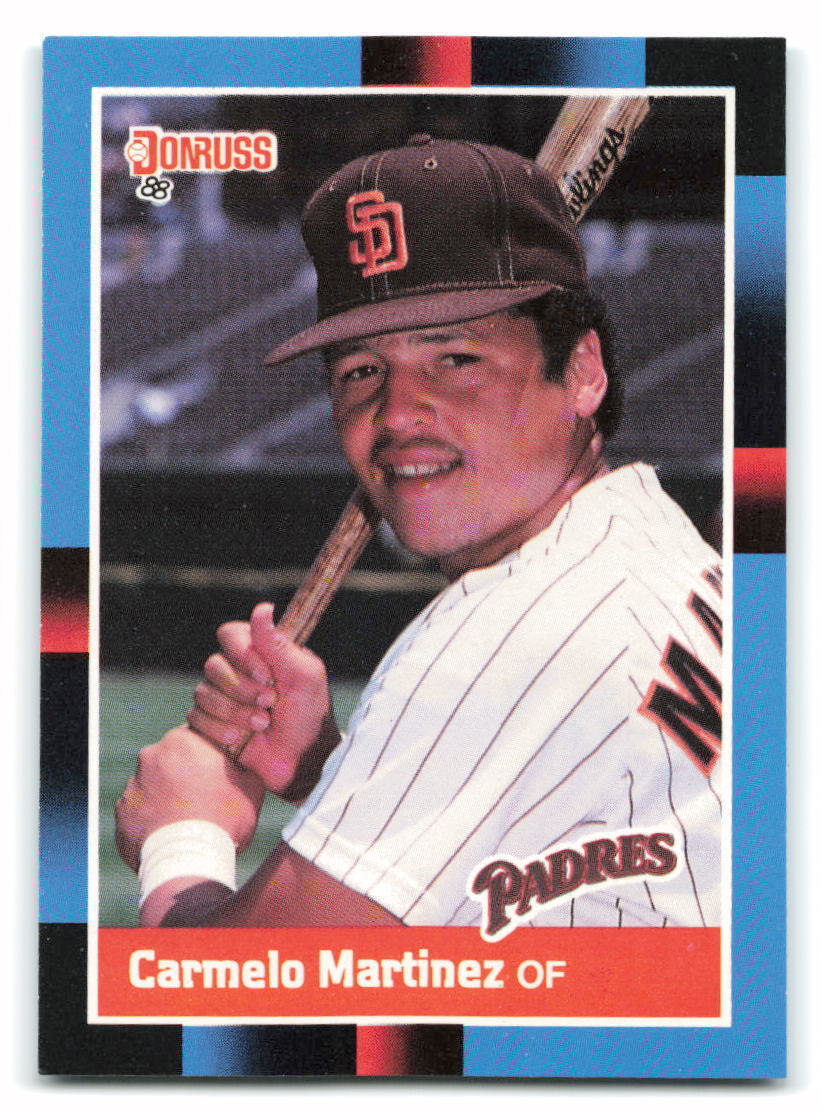 1988 Donruss Carmelo Martinez #287 San Diego Padres