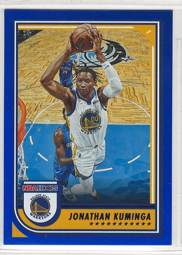 2022-23 NBA Hoops Basketball Base Blue #229 Jonathan Kuminga Golden State Warriors
