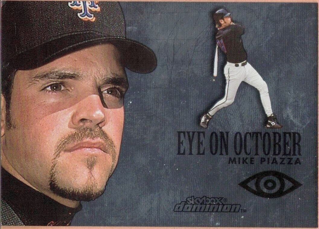 2000 Fleer Skybox Eye On October Mike Piazza 14 of 15 New York Mets