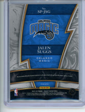 Load image into Gallery viewer, 2021-22 Select JALEN SUGGS #SP-JSG Rookie RC Sparks Patch Silver Prizm Magic
