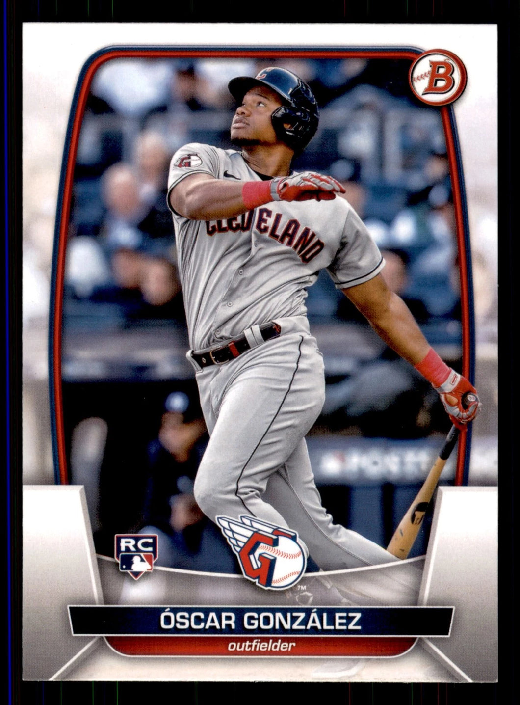 2023 Bowman Oscar Gonzalez RC #62 Cleveland Guardians