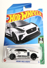 Load image into Gallery viewer, 2023 Hot Wheels Jaguar I-Pace eTrophy HW Green Speed 9/10 158/250 (White)
