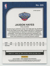 Load image into Gallery viewer, 2019-20 Hoops Premium Stock Jaxson Hayes Rookie Silver Prizm #205 New Orleans Pelicans
