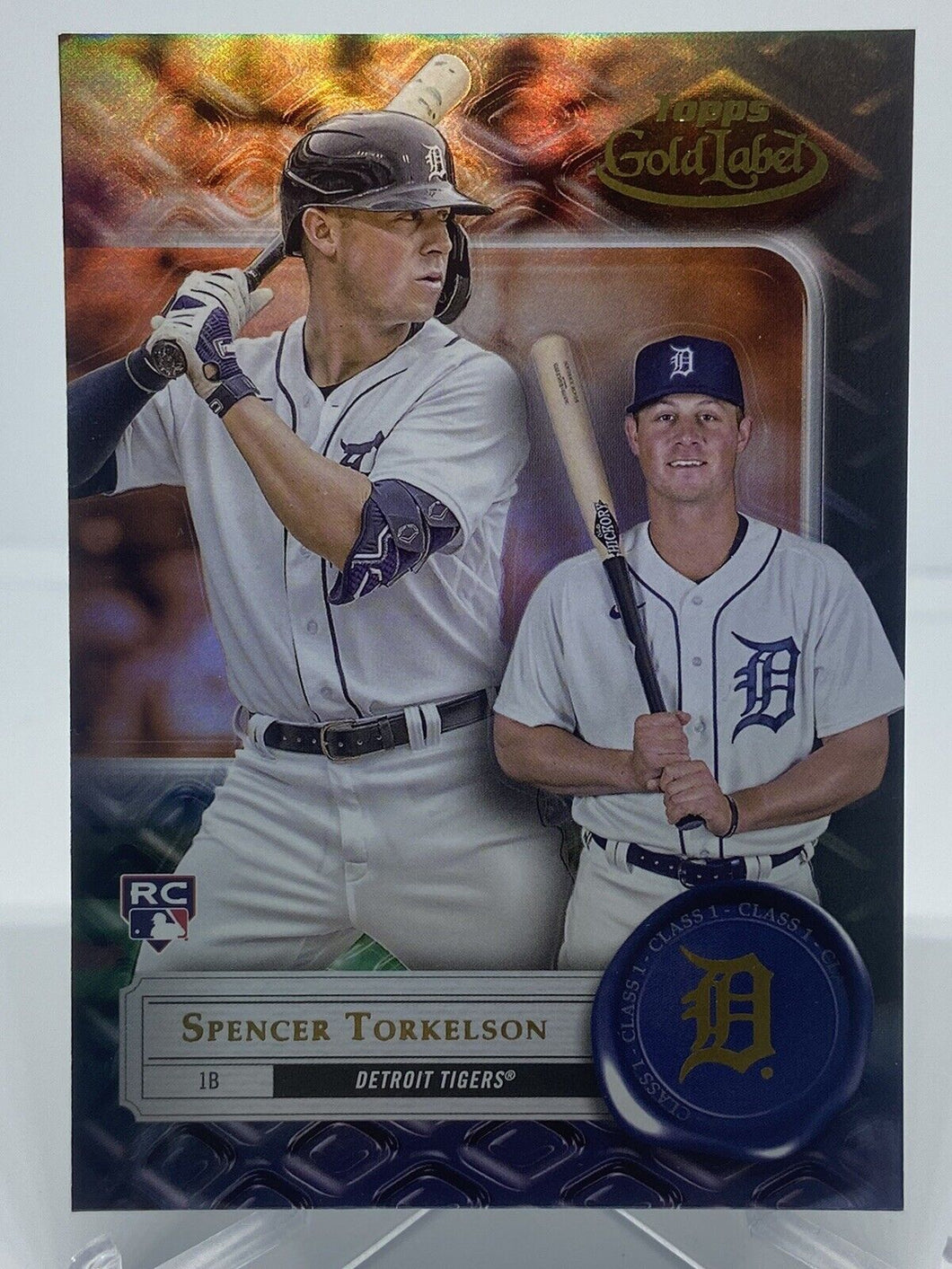 2022 Topps Gold Label #75 Spencer Torkelson Detroit Tigers RC CLASS 1
