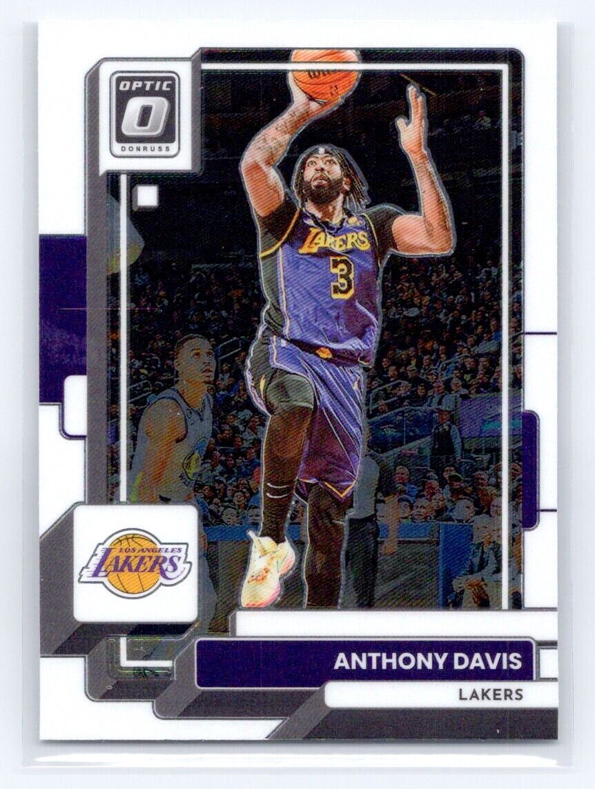 2022-23 Donruss Optic Anthony Davis #122 Los Angeles Lakers - walk-of-famesports