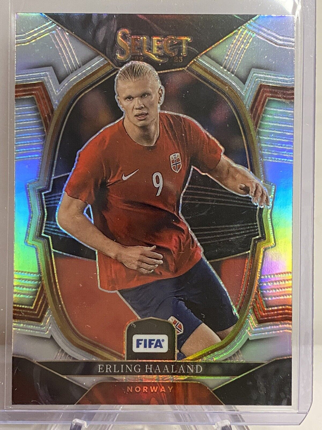 2022-23 Select FIFA Erling Haaland Silver Prizm #41 Norway - walk-of-famesports