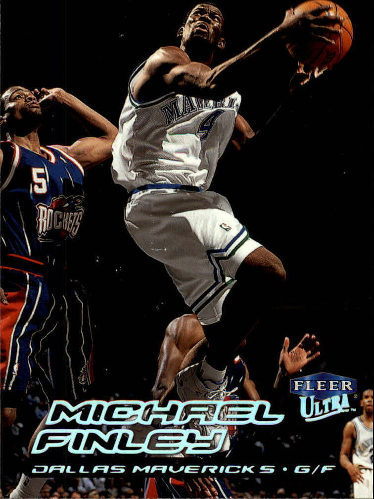 1999-00 Ultra Dallas Mavericks Basketball Card #83 Michael Finley