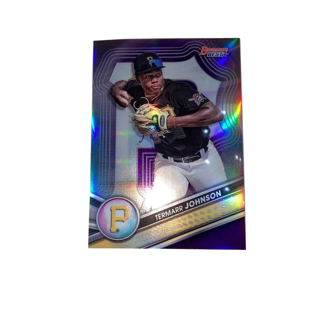 2022 Bowman's Best Refractor Termarr Johnson #TP-30 Pittsburgh Pirates