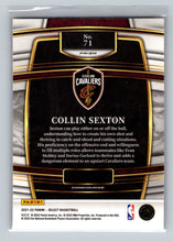 Load image into Gallery viewer, 2021-22 Panini Select Collin Sexton Orange Flash Prizms 71 Cleveland Cavaliers
