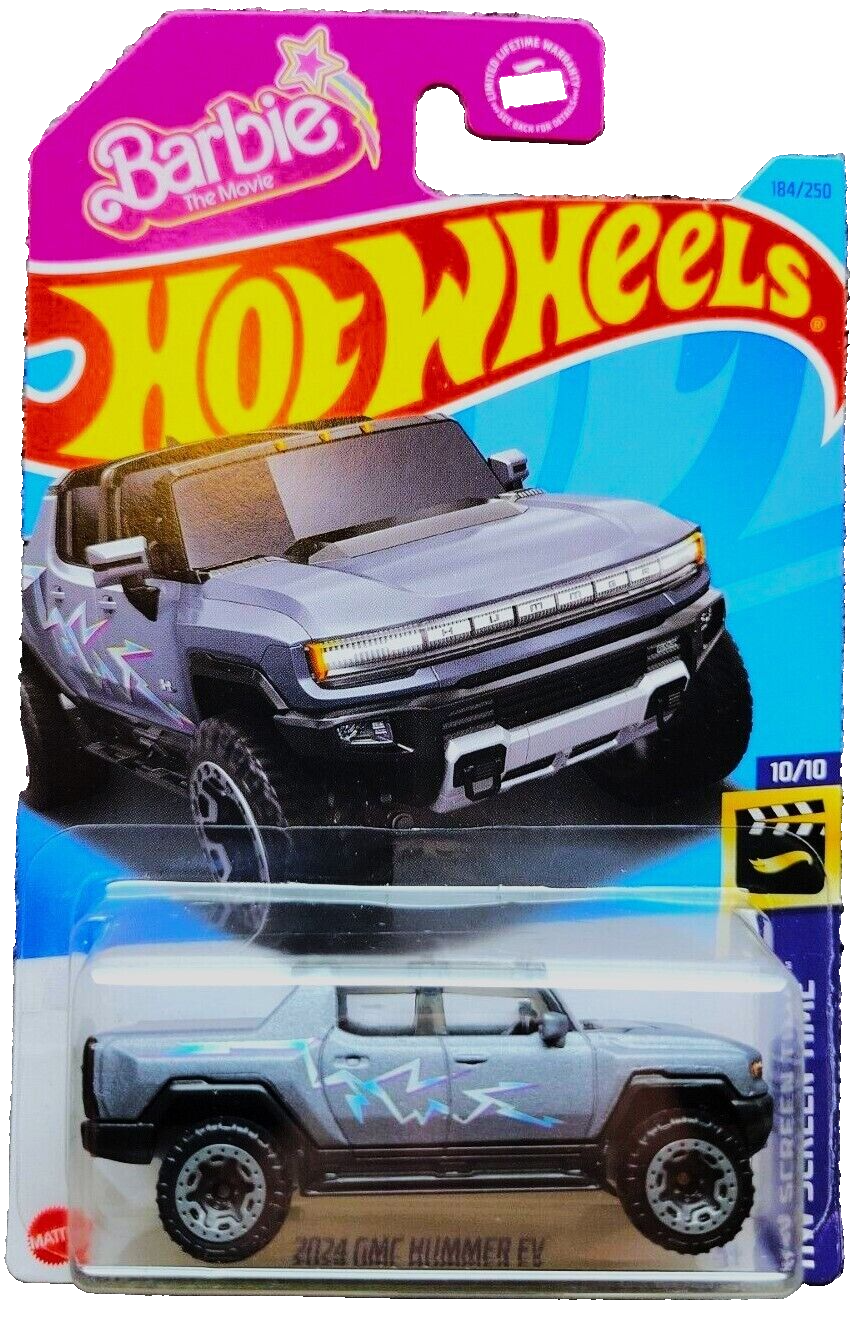 2023 Hot Wheels 2024 GMC Hummer EV Barbie The Movie HW Screen Time 10/10, 184/250