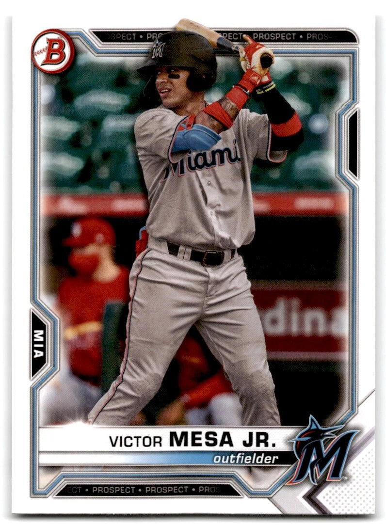 2021 Bowman Draft Victor Mesa Jr. BD-122 Miami Marlins