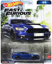 Load image into Gallery viewer, 2023 Hot Wheels Premium Fast &amp; Furious Custom Mustang 4/5
