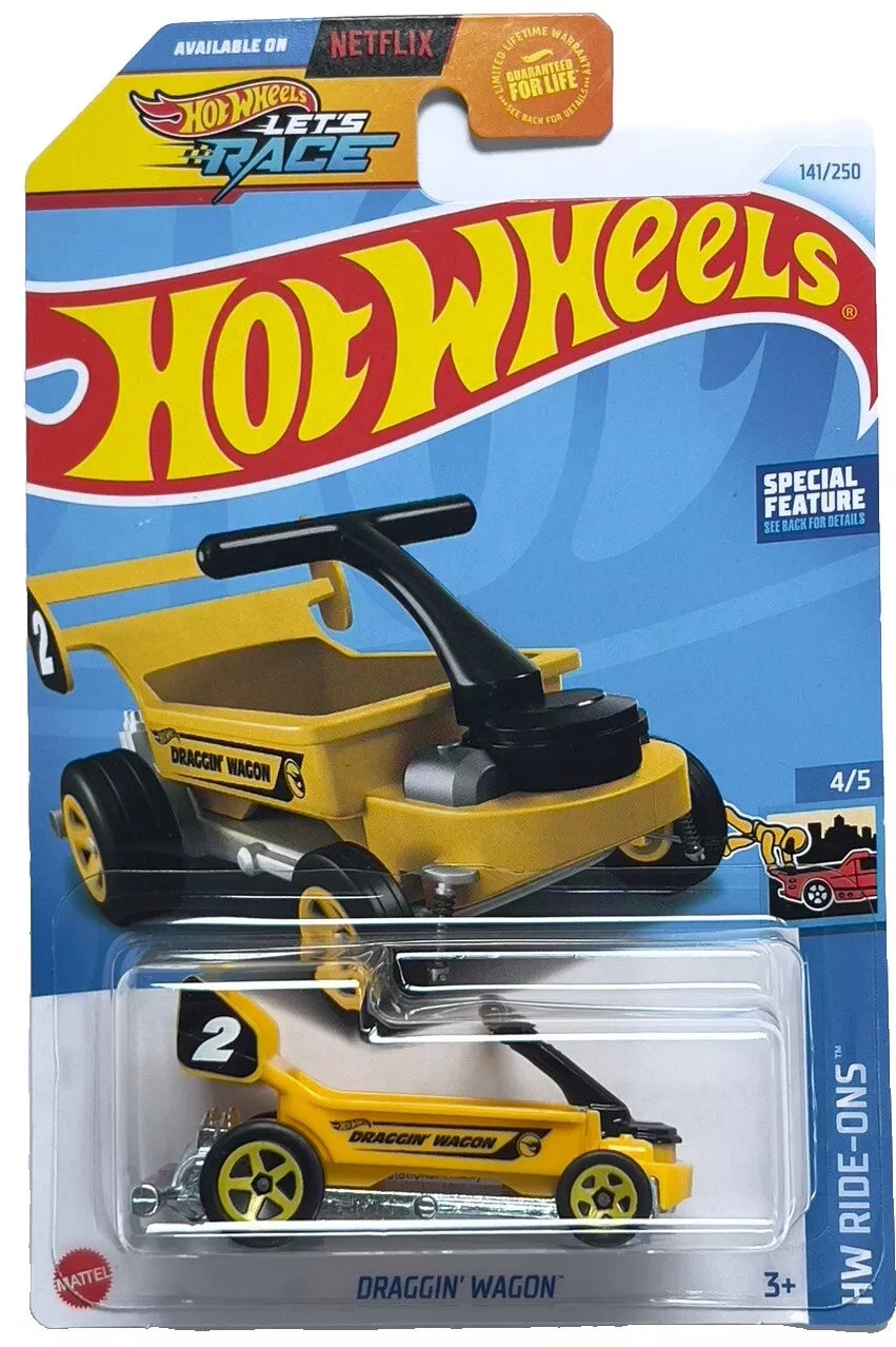 2024 Hot Wheels Draggin' Wagon HW Ride-Ons Treasure Hunt 4/5 , 141/250