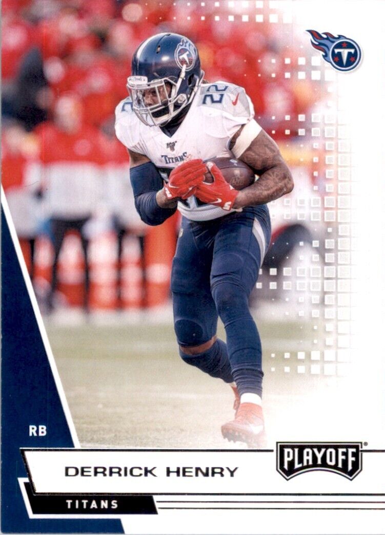 2020 Panini Playbook Derrick Henry #72 Tennessee Titans