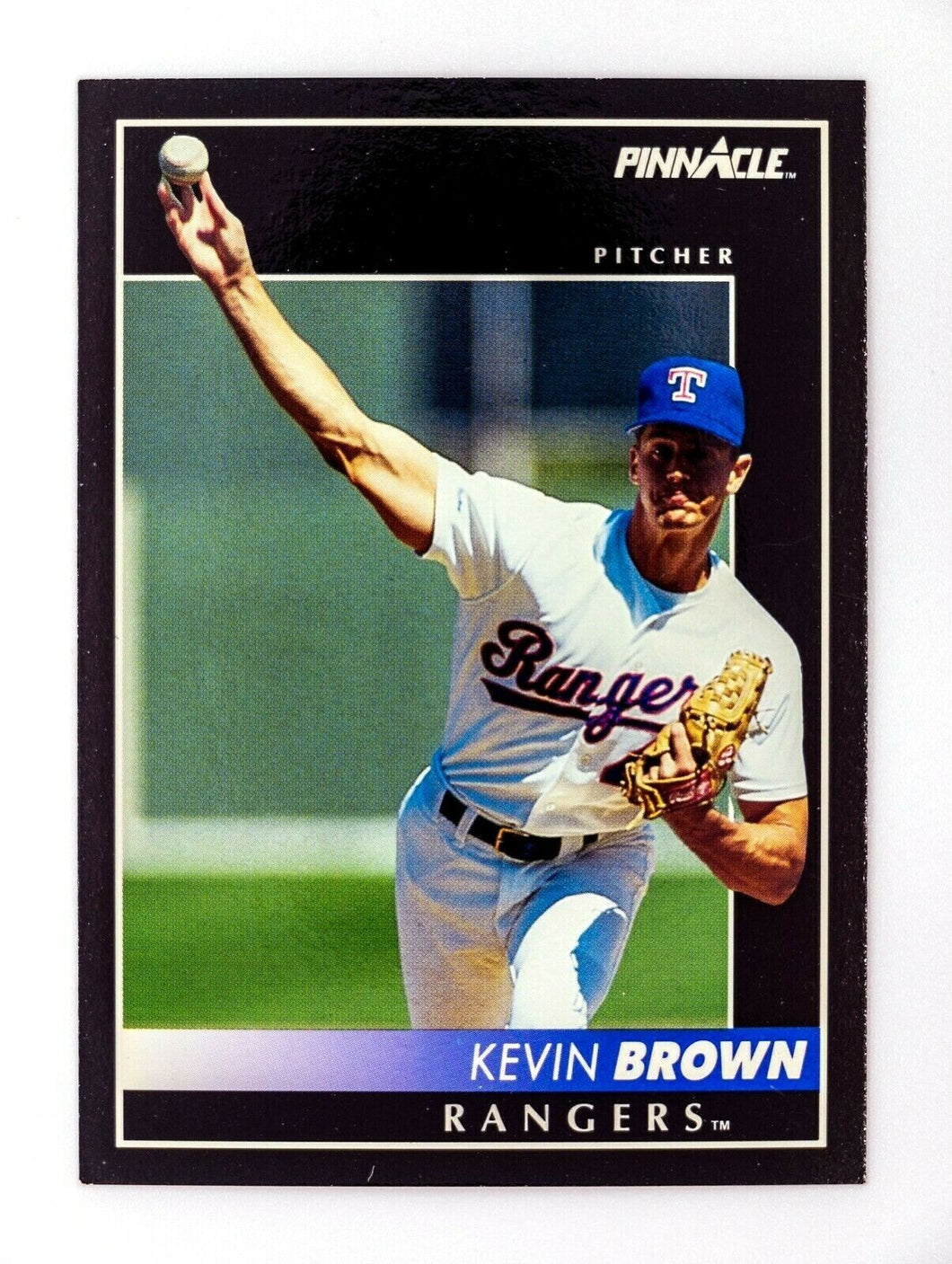 1992 Score Pinnacle Kevin Brown #405 Texas Rangers