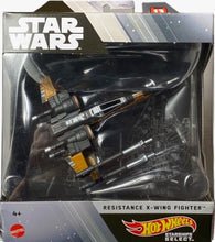 Load image into Gallery viewer, Hot Wheels Star Wars Starships Select Premium Diecast Resistance X-Wing Fighter

