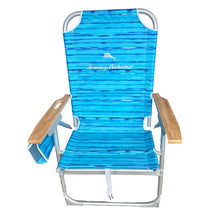 将图片加载到图库查看器，Tommy Bahama Hi-Boy Beach Chair Light Blue
