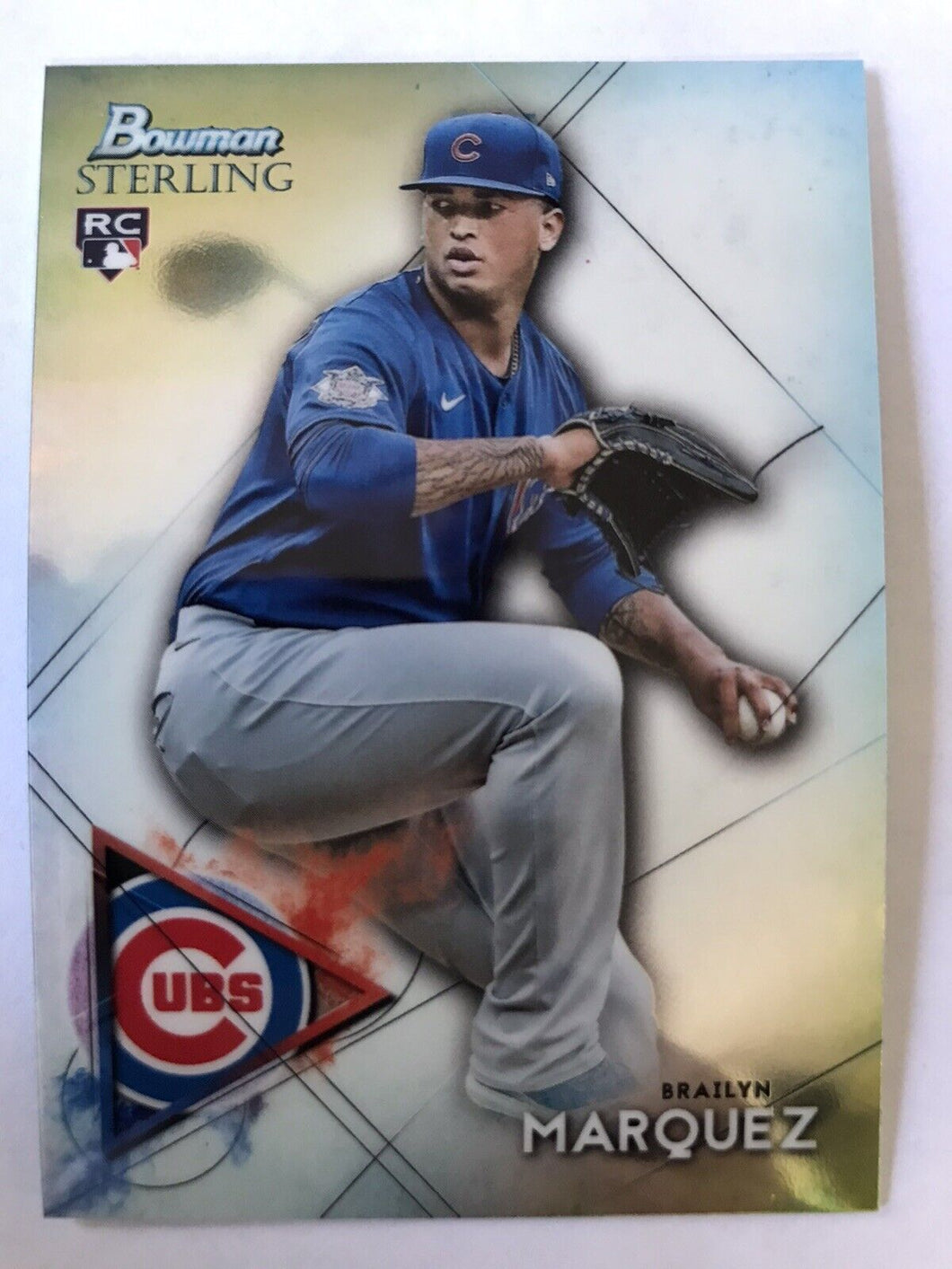 2021 Topps Bowman Sterling Brailyn Marquez Rookie #BSR-100 Chicago Cubs
