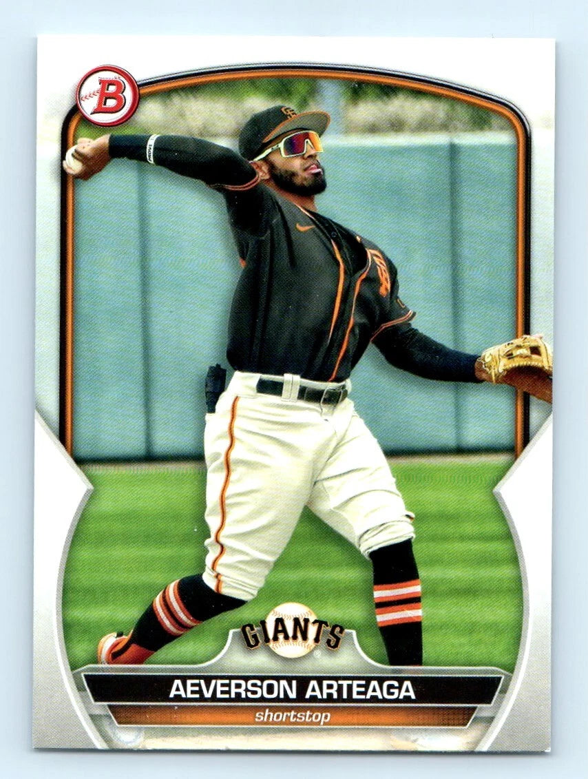 2023 Bowman Prospects Aeverson Arteaga BP-60 San Francisco Giants