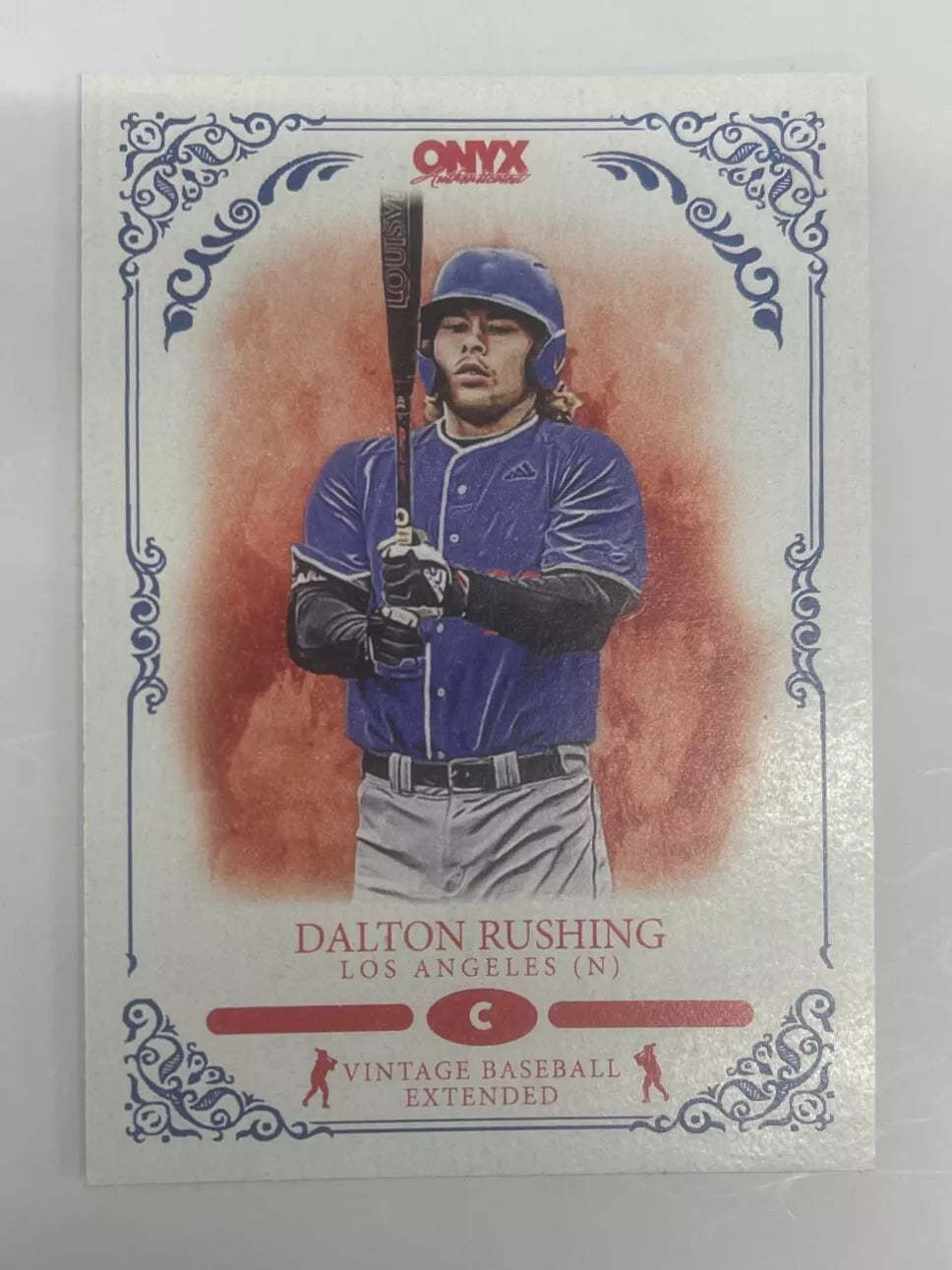 2022 Onyx Vintage Extended #OVDR Dalton Rushing - Los Angeles Dodgers