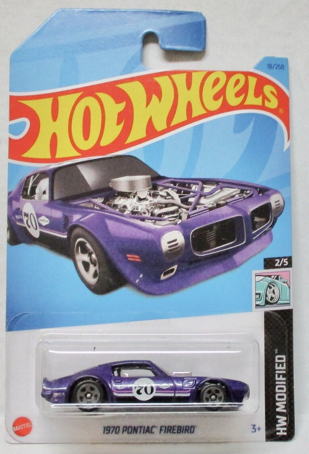 2023 Hot Wheels 1970 Pontiac Firebird (Purple) HW Modified 2/5 18/250