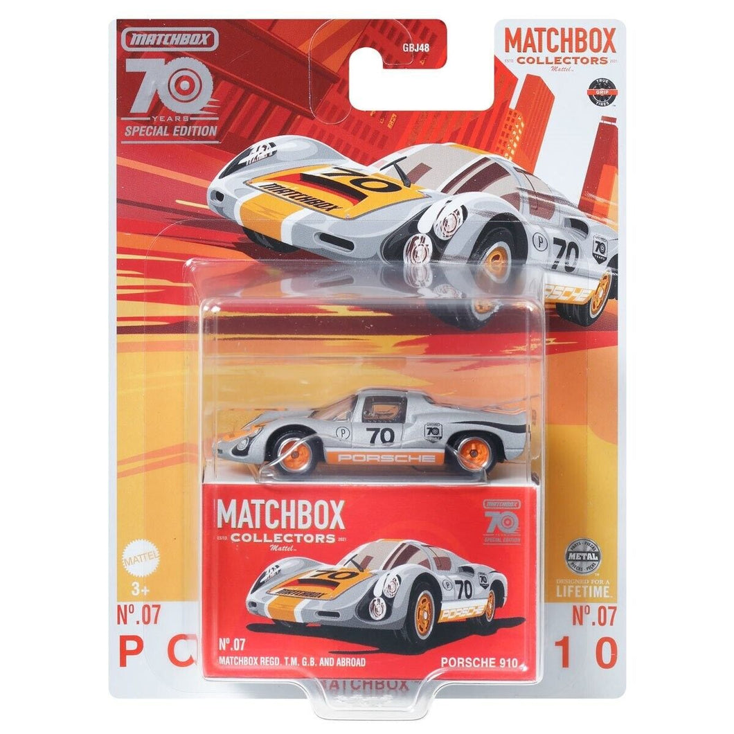 Matchbox Collectors Porsche 910 70th Anniversary Special Edition