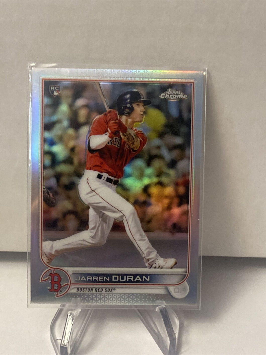 2022 Topps Chrome Jarren Duran Refractor Rookie Card RC #113 Boston Red Sox