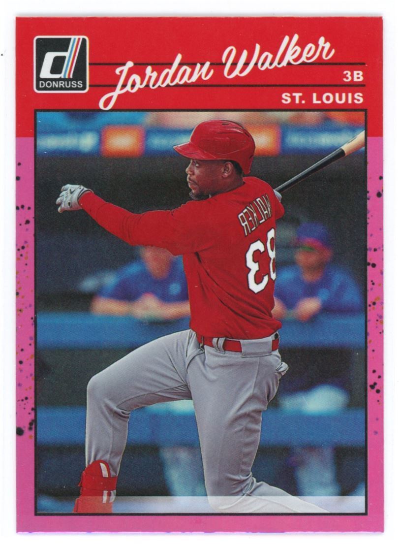 2023 Donruss Holo Pink 1990 Jordan Walker St. Louis Cardinals #241
