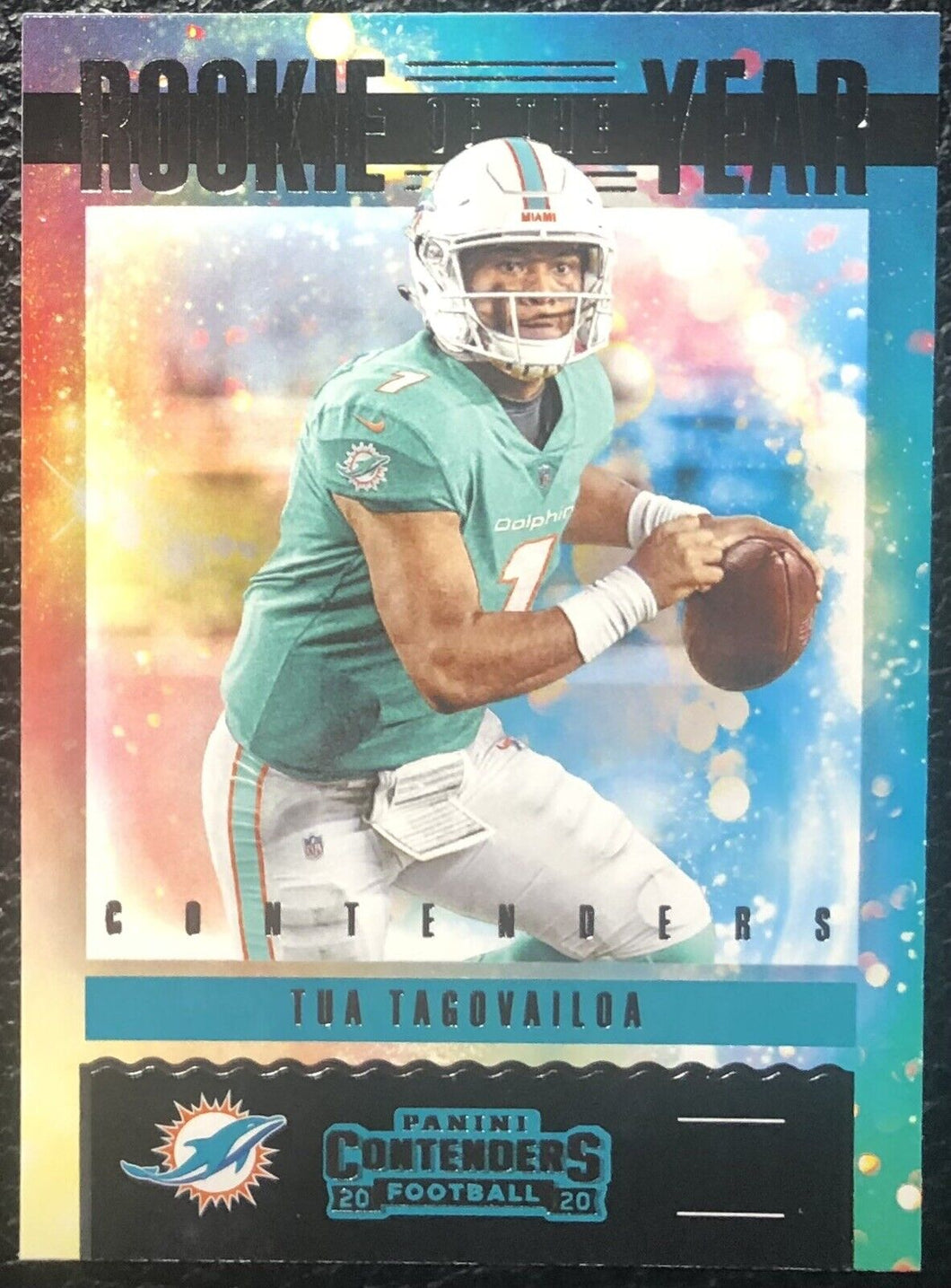 Tua Tagovailoa 2020 Contenders Rookie of the Year Contenders #RY-TTA Miami Dolphins RC