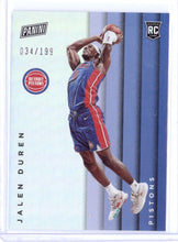 Load image into Gallery viewer, JALEN DUREN /199 ROOKIE 2023 Panini Father&#39;s Day Silver Prizm RC #RC8

