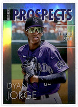 Load image into Gallery viewer, 2023 Bowman - Modern Prospects #MP-10 Dyan Jorge Future Star Rockies
