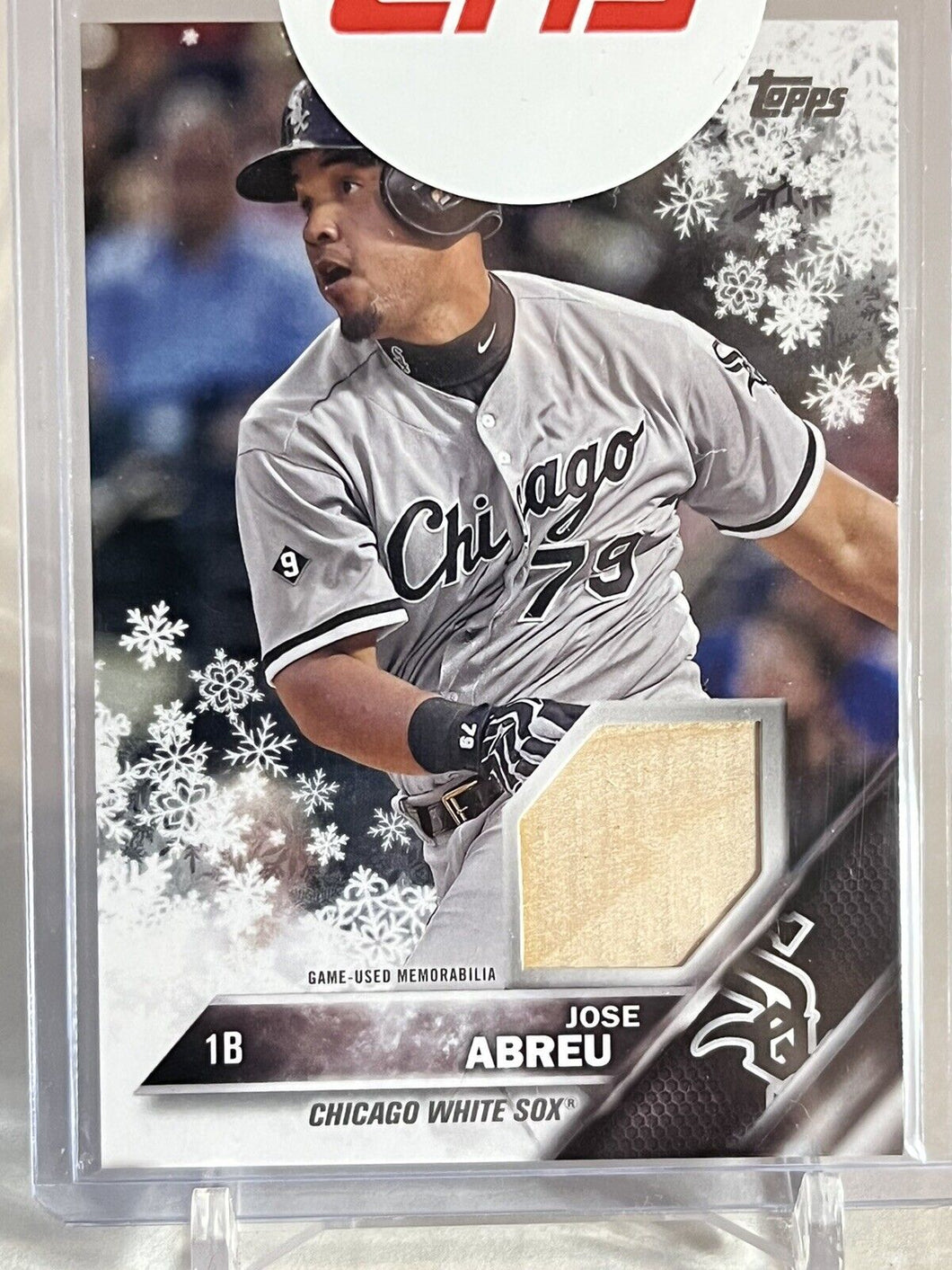 2016 Topps Holiday Game Used Relic Jose Abreu #R-JAB Chicago White Sox