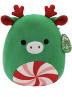 Squishmallows Zumir the Green Moose with Peppermint Swirl Belly 7.5