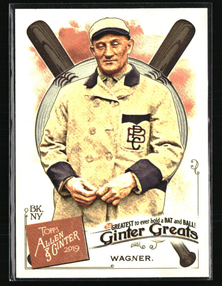 2019 Topps Allen and Ginter Ginter Greats #GG-47 Honus Wagner Pittsburg Pirates