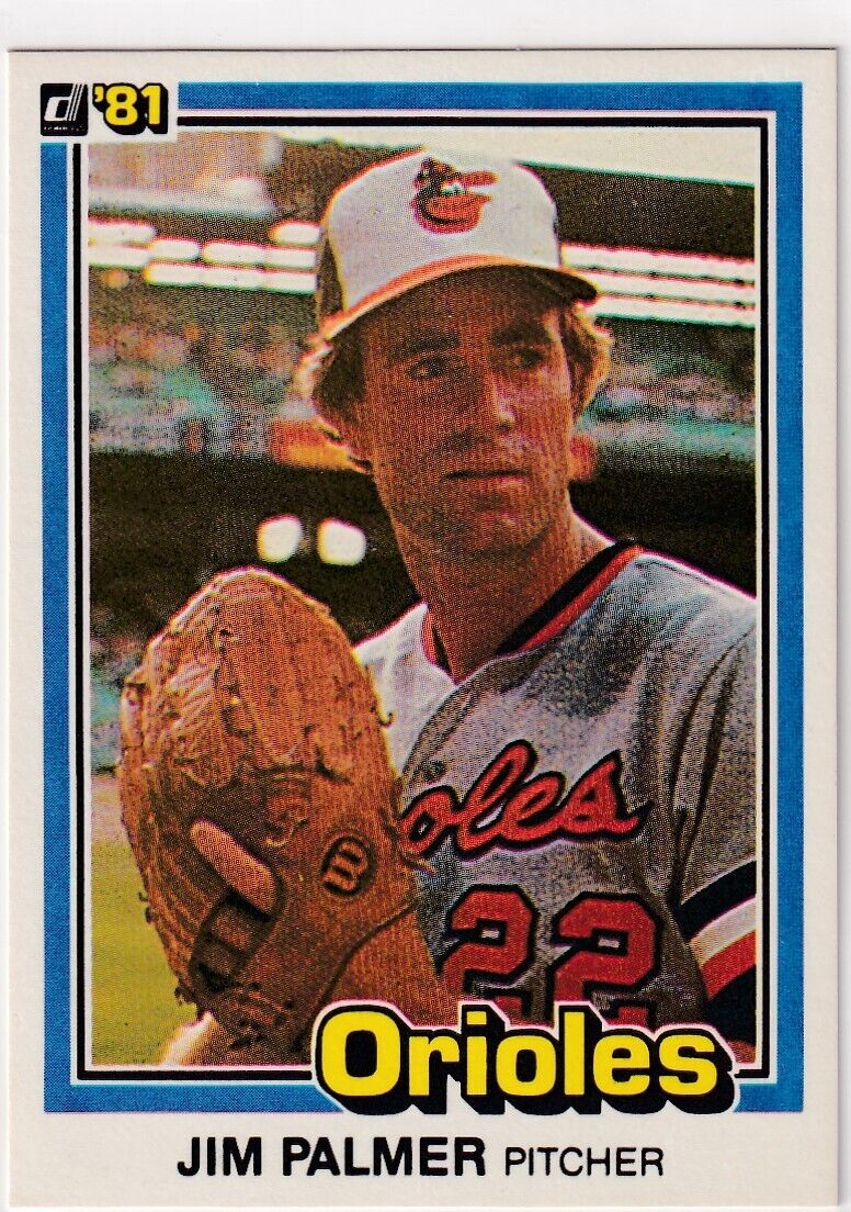 1981 Donruss Jim Palmer #473 Baltimore Orioles