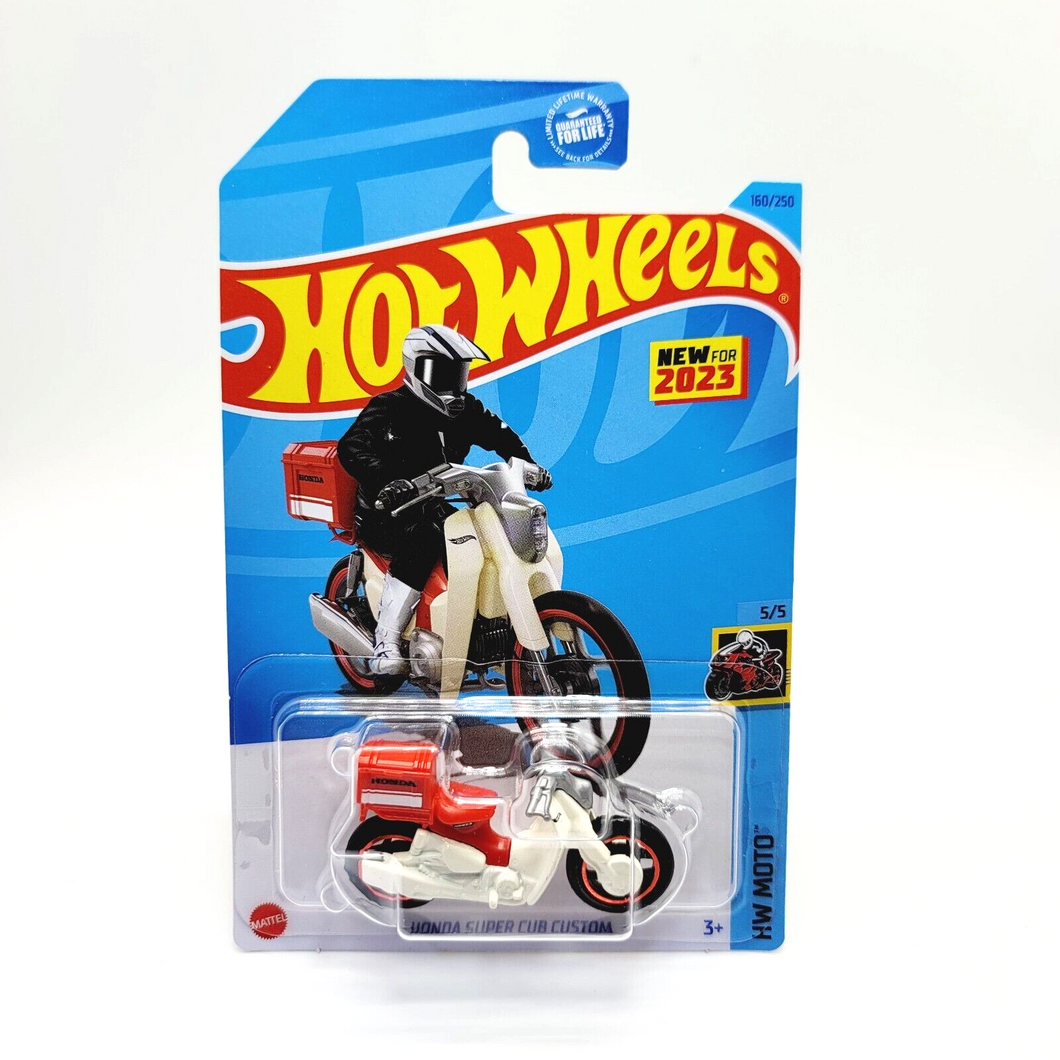 Hot Wheels Honda Super Cub Custom HW Moto 5/5, 160/250 (Red)