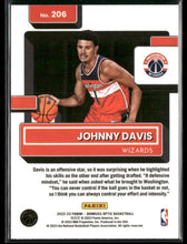 Load image into Gallery viewer, 2022-23 Donruss Optic Johnny Davis Rated Rookie #206 Washington Wizards - walk-of-famesports
