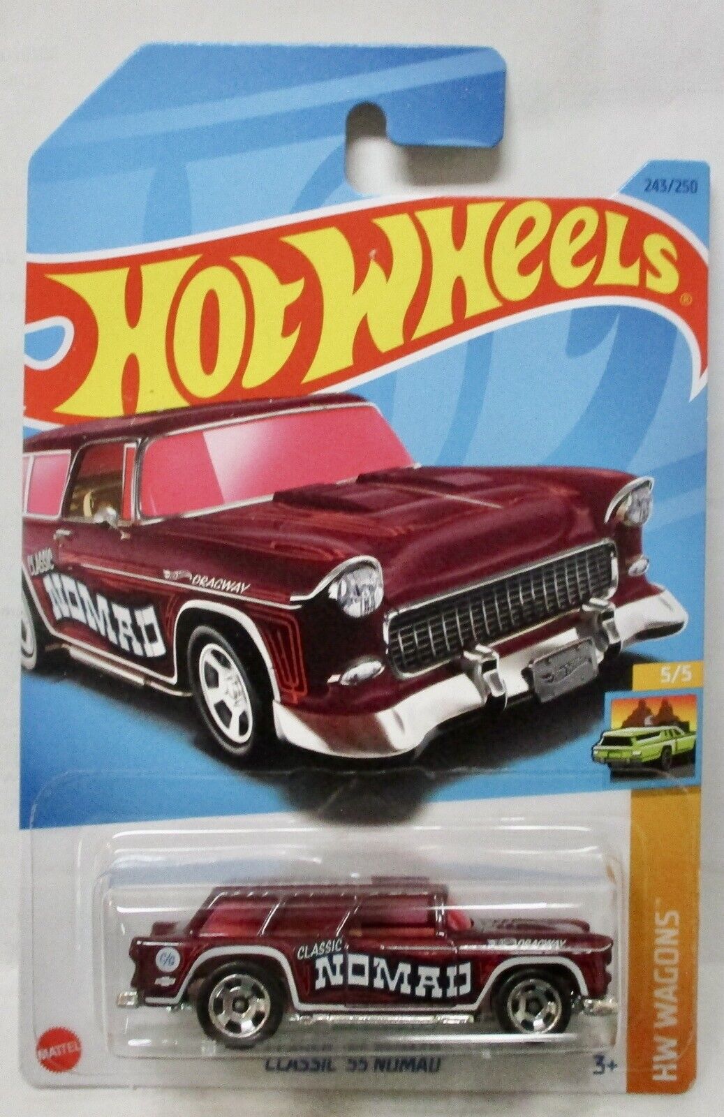 2023 Hot Wheels Classic '55 Nomad HW Wagons 5/5, 243/250